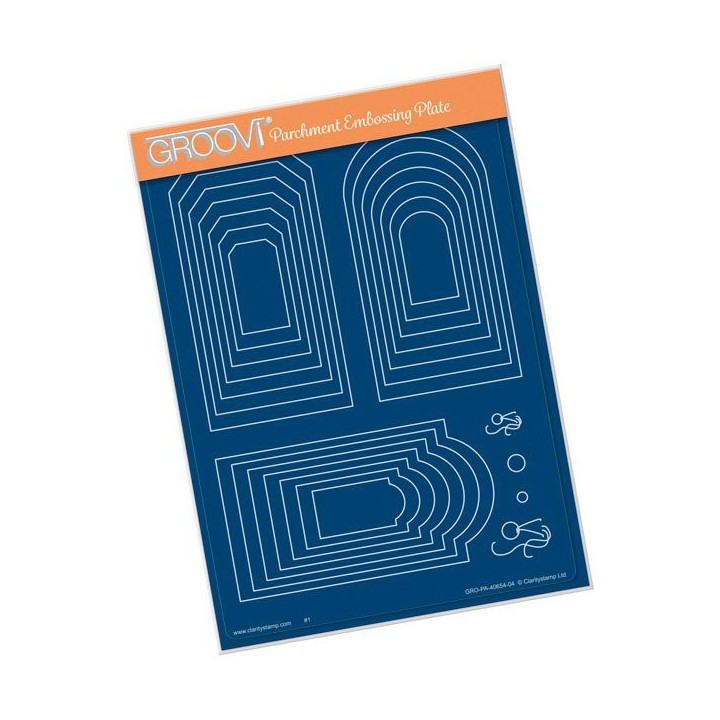 (GRO-PA-40654-04)Groovi Plate A5 LARGE NESTED TAGS