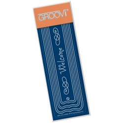 (GRO-WO-40684-06)Groovi® WELCOME PLAQUE SPACER PLATE