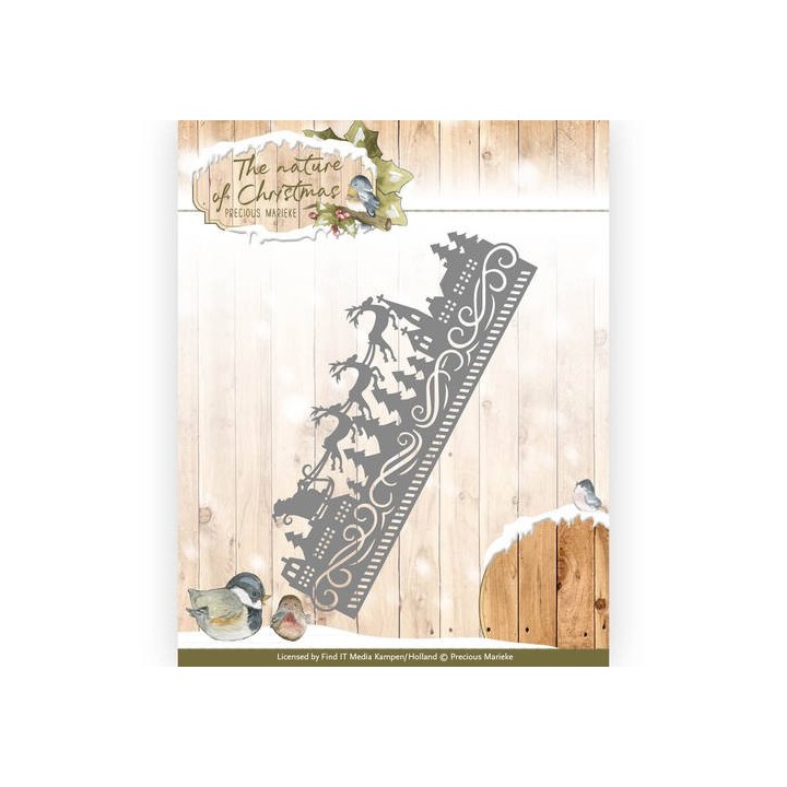 (PM10099)Die - Precious Marieke - The nature of Christmas - Christmas Border