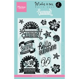 (KJ1714)Clear stamp Summer