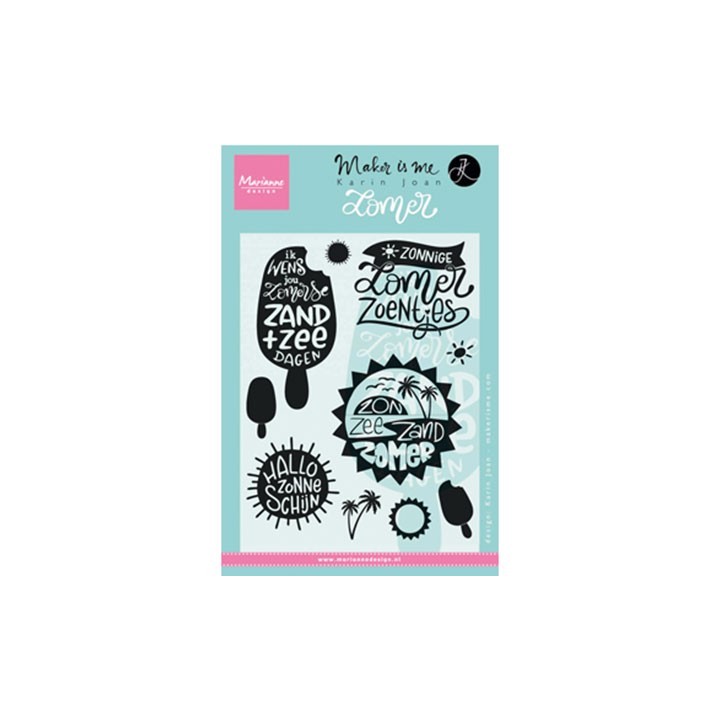 (KJ1713)Clear stamp Zomer