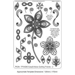 (TP3426E)PCA® EasyEmboss Quilling Friends - 2
