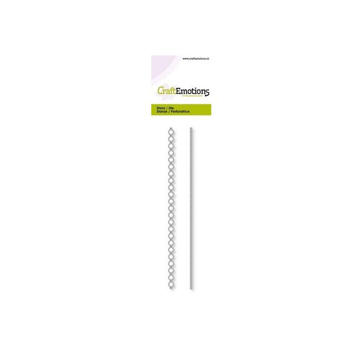(115633/0704)CraftEmotions Die - Cutting border - circles Card