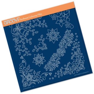 (GRO-CH-40696-15)Groovi Plate TINA'S CHRISTMAS PLATES 1
