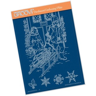 (GRO-CH-40692-04)Groovi Plate A5 JAYNE'S SLED
