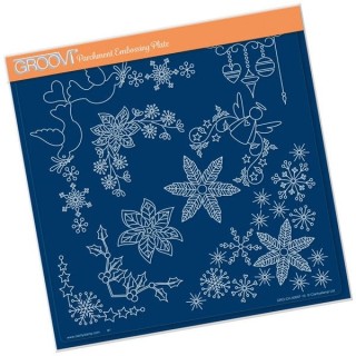 (GRO-CH-40697-15)Groovi Plate TINA'S CHRISTMAS PLATE 2