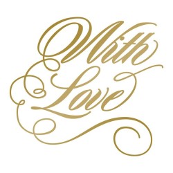 (CO725289)Couture Creations Anna Griffin Foil Stamp Die With Love