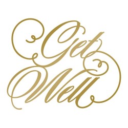 (CO725291)Couture Creations Anna Griffin Foil Stamp Die Get Well