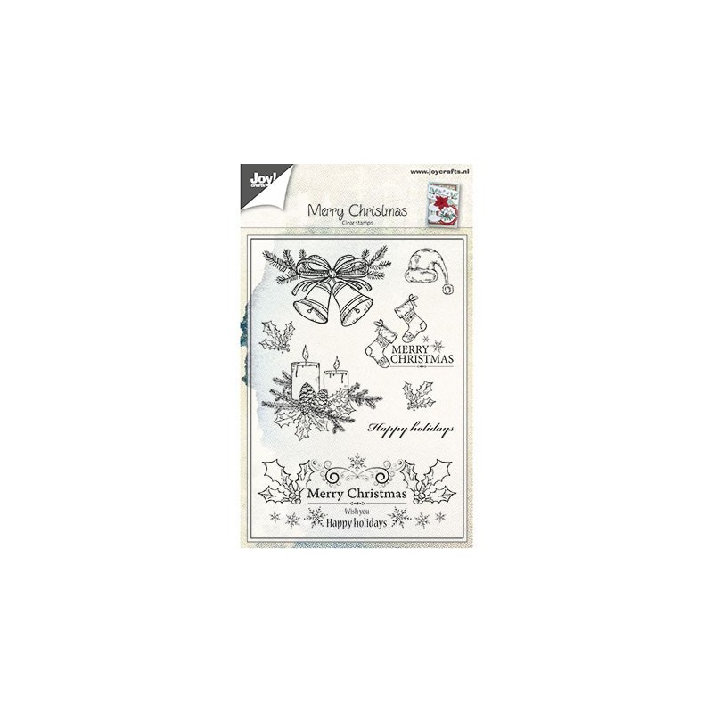 (6410/0443)Clear stamp Merry Christmas