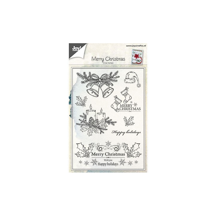(6410/0443)Clear stamp Merry Christmas