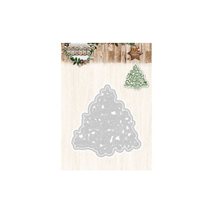 (STENCILWW38)Studio Light dies Woodland Winter nr.38