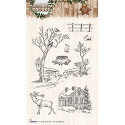 (STAMPWW192)Clear Stamps Woodland Winter nr.192