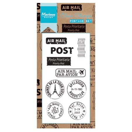 (CS0995)Clear stamp Postage set