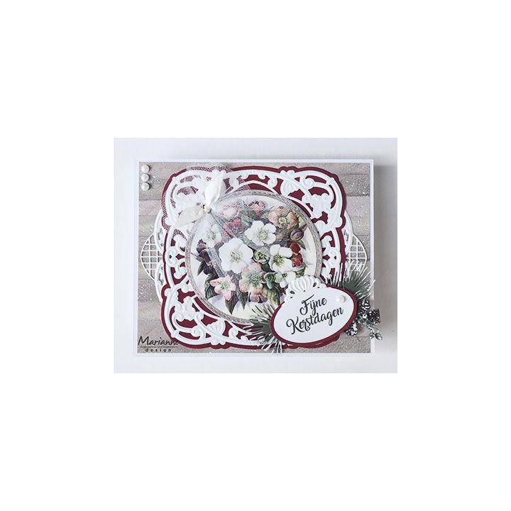 (MB0168)3D Mattie's Mooiste Christmas flowers
