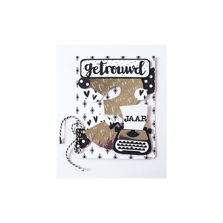 (CR1416)Craftables stencil Brush alphabet