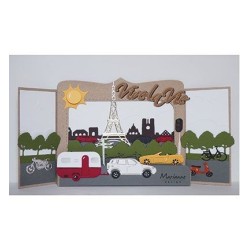 (COL1435)Collectables Village Decoration set 3 (cars)