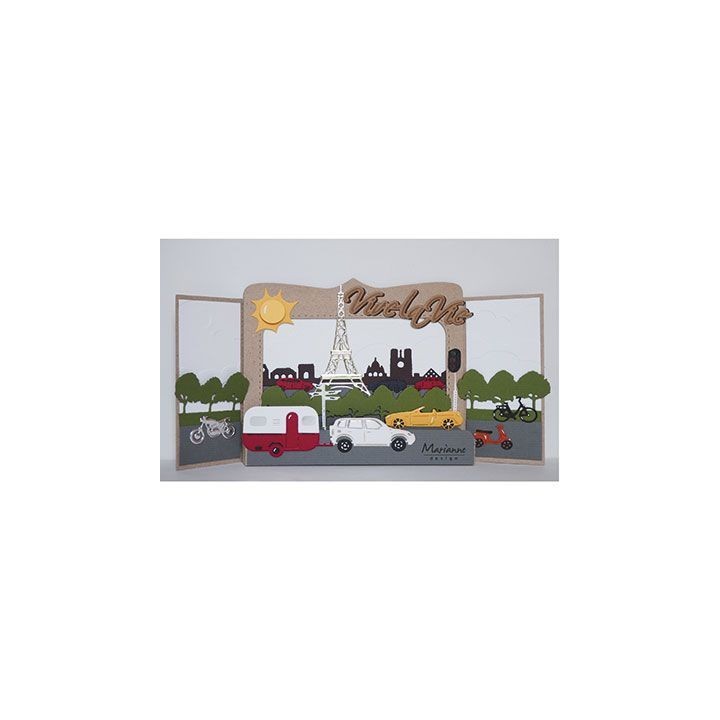 (COL1435)Collectables Village Decoration set 3 (cars)