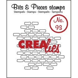 (CLBP93)Crealies Clearstamp Bits&Pieces no. 93 open bricks small