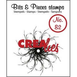 (CLBP82)Crealies Clearstamp Bits&Pieces no. 82 Circle of swirls