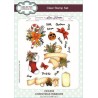(CEC859)Clear Stamps set Christmas Ribbons