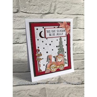 (CEC854)Clear Stamps set Reindeer Fun