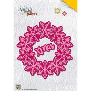 (MFD108)Nellie's Multi Frame Dies Wreath Xmas