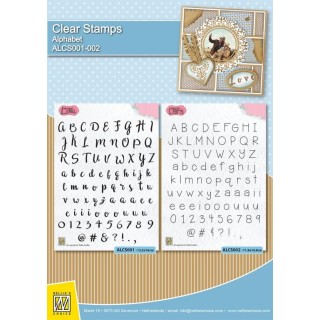 (ALCS002)Nellie`s Choice Clearstamp - Alphabet Lars