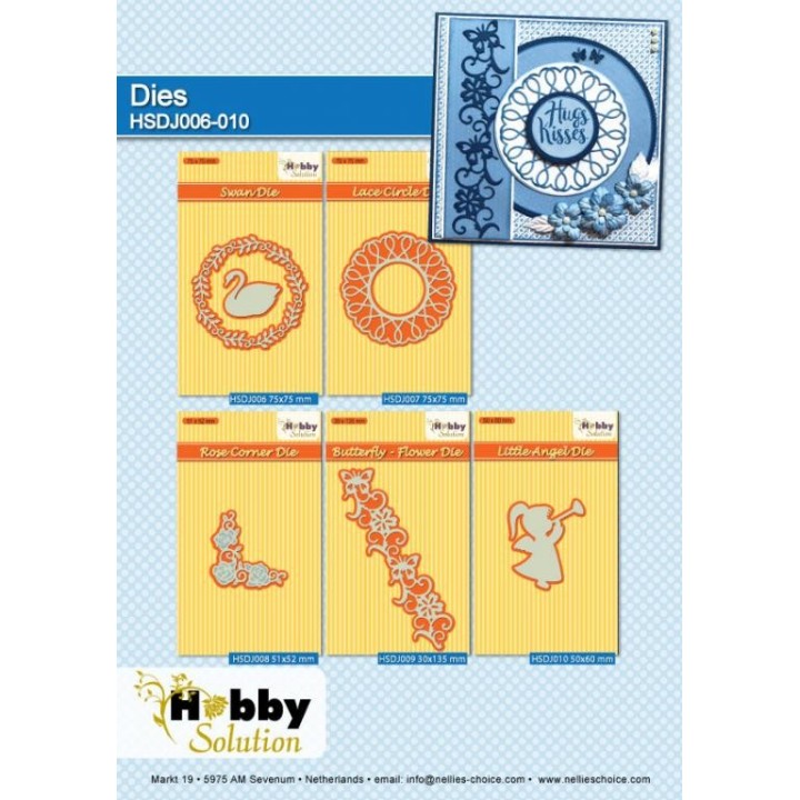 (HSDJ007)Hobby Solutions Dies Rose corner