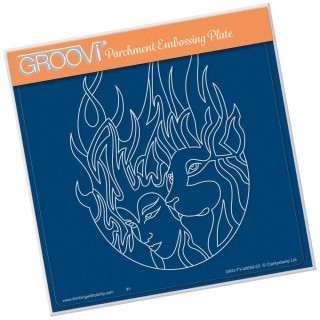 (GRO-FY-40659-03)Groovi Plate A5 Fire Element