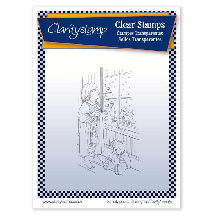 (STA-CH-10537-A5)Claritystamp clear stamp Jayne Nestorenko Christmas Eve A5