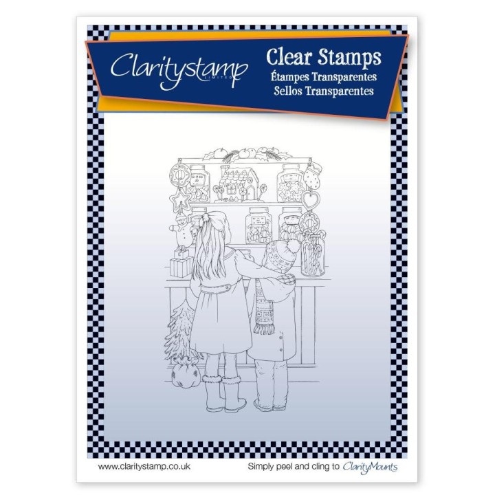 (STA-CH-10536-A5)Claritystamp clear stamp Jayne Nestorenko Candy Shop A5