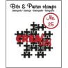 (CLBP25)Crealies Clearstamp Bits&Pieces no. 25 Puzzle pieces