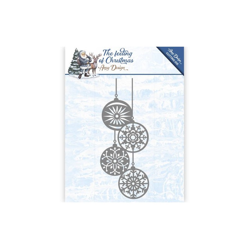 (ADD10113)Die - Amy Design - The feeling of Christmas - Christmas balls