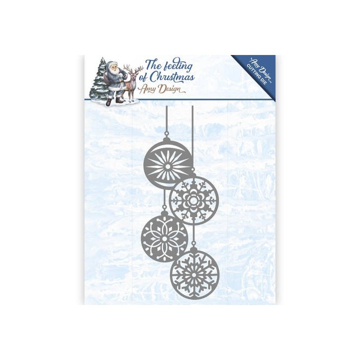 (ADD10113)Die - Amy Design - The feeling of Christmas - Christmas balls