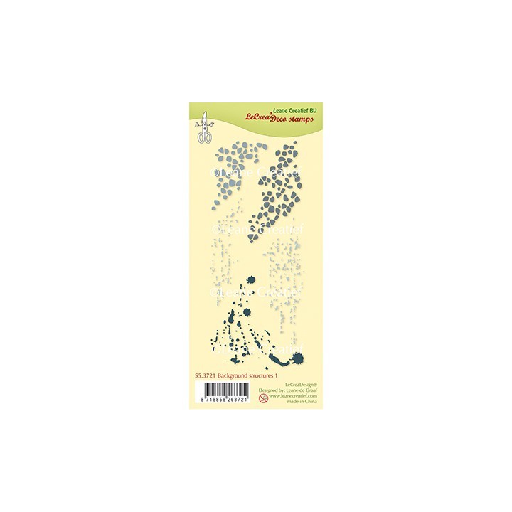 (55.3721)Clear stamp Background structures 1