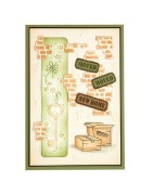 (35.3806)Border embossing folder Door key