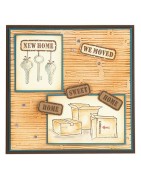((35.3769)Embossing folder Tools  Wood