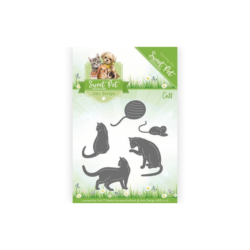 (ADD10118)Die - Amy Design -Sweet Pet - Cats