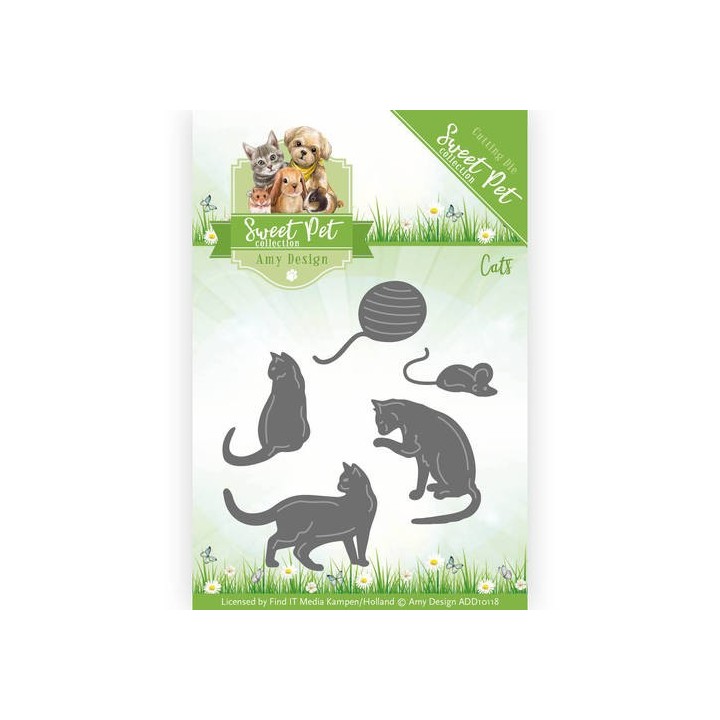 (ADD10118)Die - Amy Design -Sweet Pet - Cats