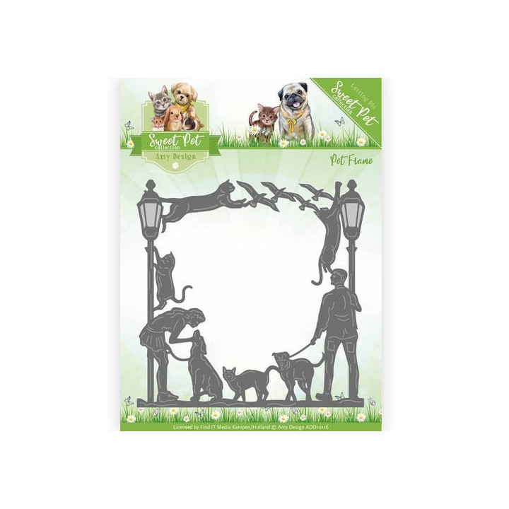 (ADD10116)Die - Amy Design - Pet -Sweet Pet Frame
