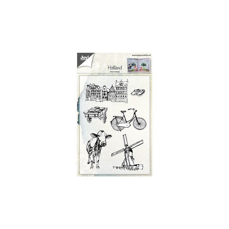 (6410/0446)Clear stamp Holland