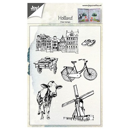 (6410/0446)Clear stamp Holland