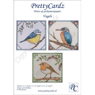 PrettyCardz set Vogels