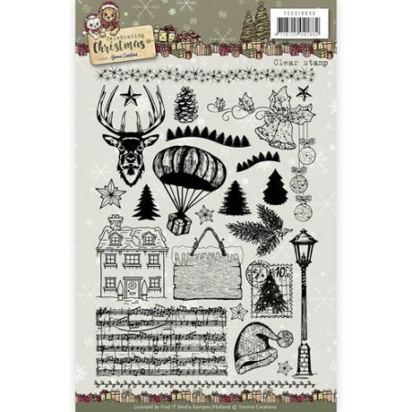 (YCCS10036)Clear Stamp - Yvonne Creations - Celebrating Christmas