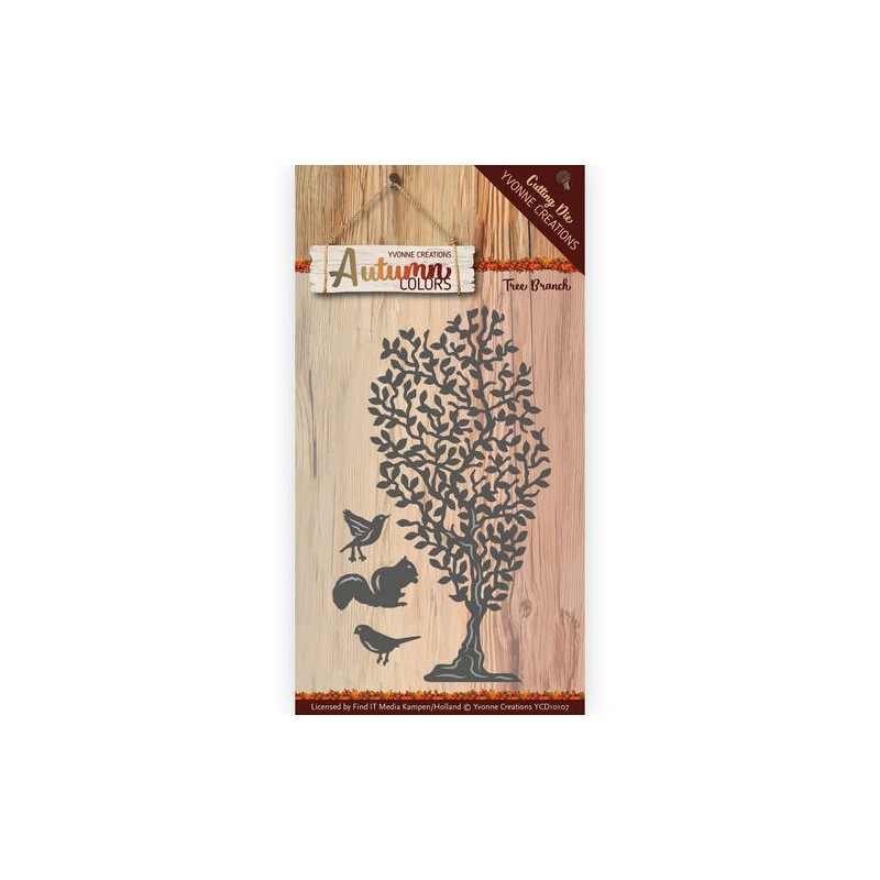 (YCD10107)Die - Yvonne Creations - Autumn Colors- Tree Branch