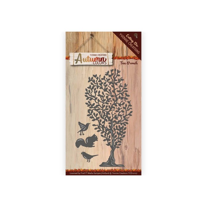 (YCD10107)Die - Yvonne Creations - Autumn Colors- Tree Branch