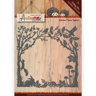 (YCD10105)Die - Yvonne Creations - Autumn Colors- Frame Square