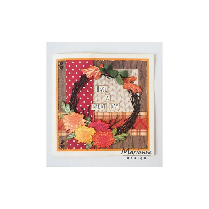(TC0858)Clear stamp Tiny's chrysant (layering)