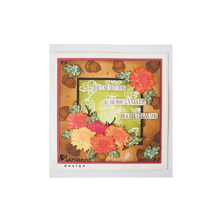 (TC0858)Clear stamp Tiny's chrysant (layering)