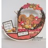 (TC0856)Clear stamp Tiny's squirrel (layering)